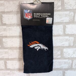 Denver Broncos Embroidered Golf Towel NEW